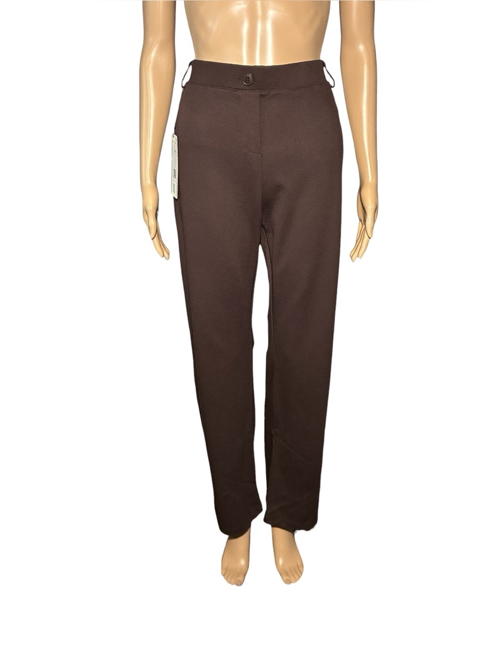 NWT Tapata Women's Pants Size XXL/20 30"Inseam Brown Straight Leg Side Pockets